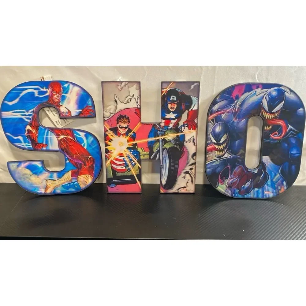Super Hero‎ 3D Letters